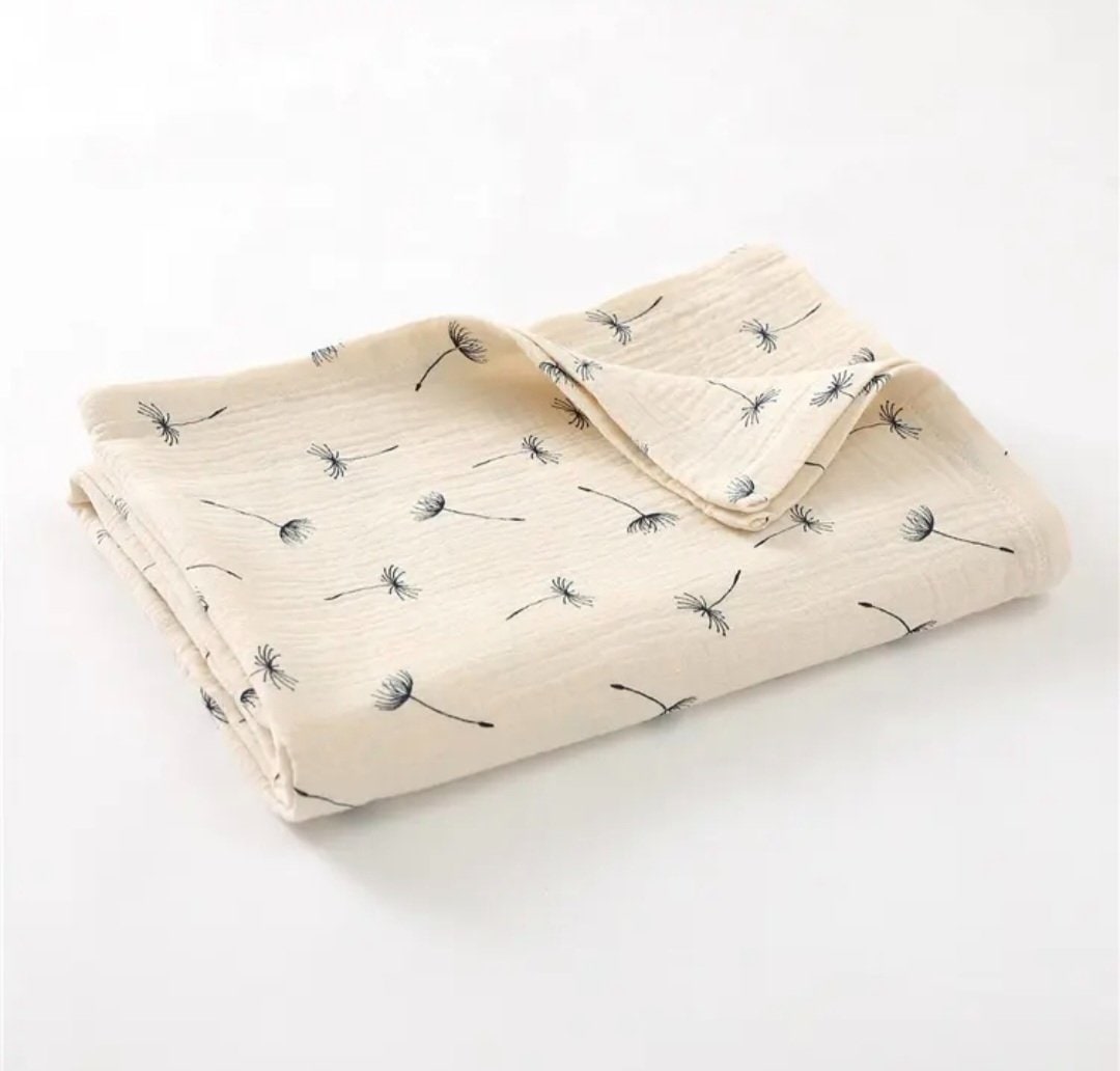 Dandelion Wish Muslin Swaddle