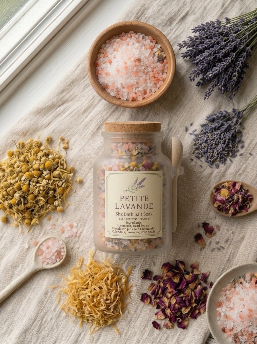 Petite Lavande Organic Postpartum Calming Sitz Salt Soak