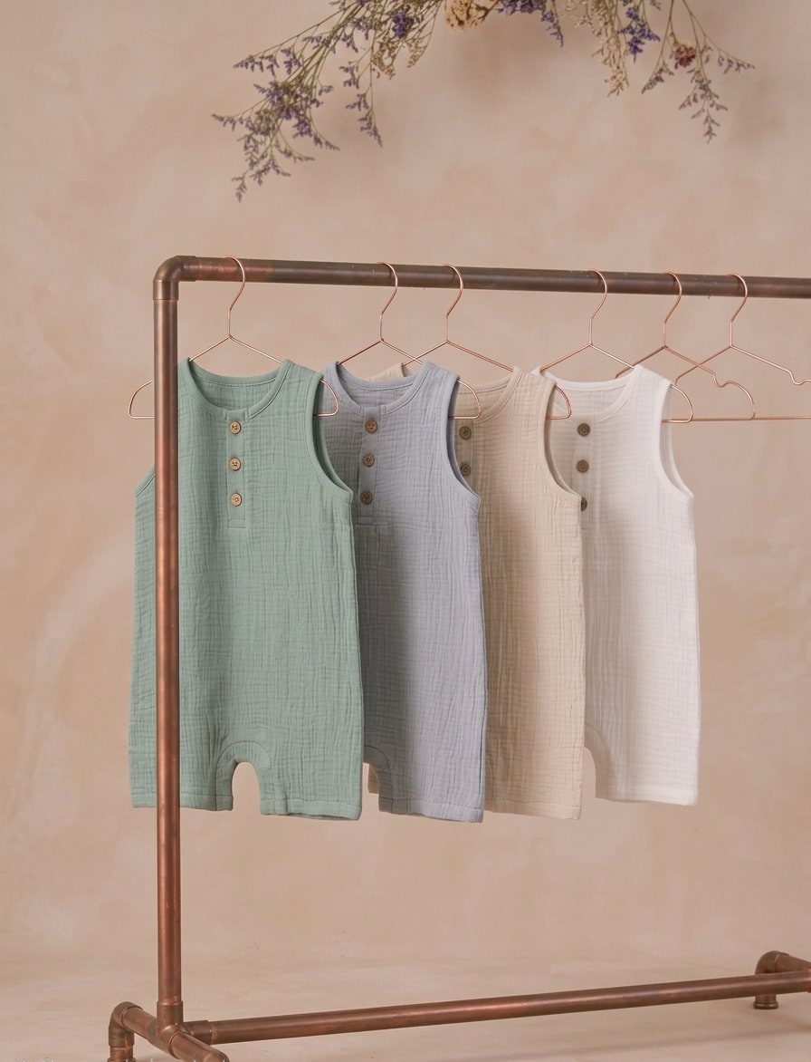 Coastal Breeze Organic Gauze Shortall